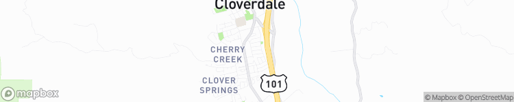 Cloverdale - map