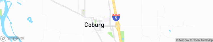 Coburg - map