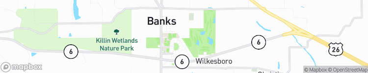 Banks - map