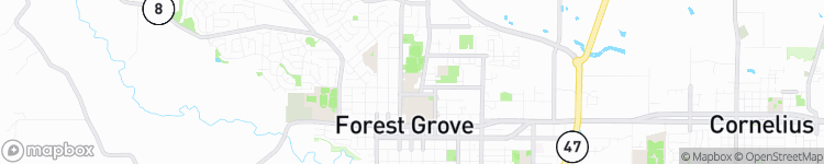 Forest Grove - map