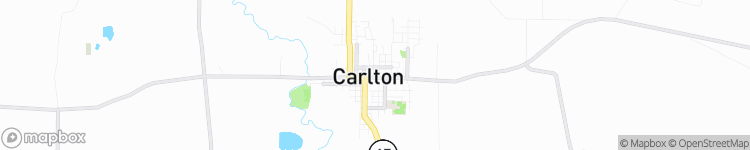 Carlton - map