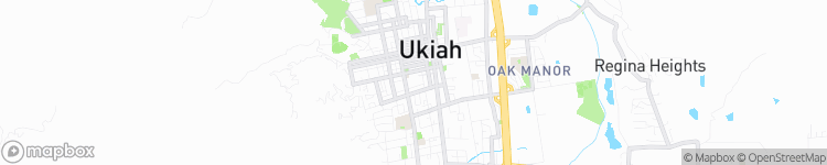 Ukiah - map