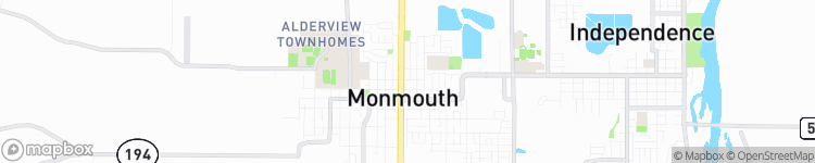 Monmouth - map