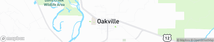 Oakville - map