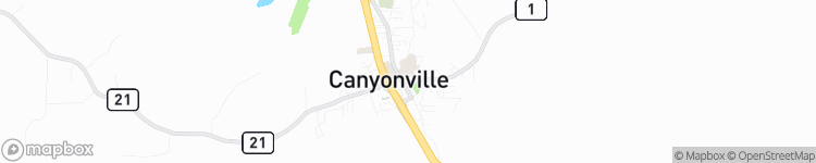 Canyonville - map