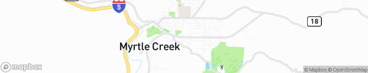 Myrtle Creek - map