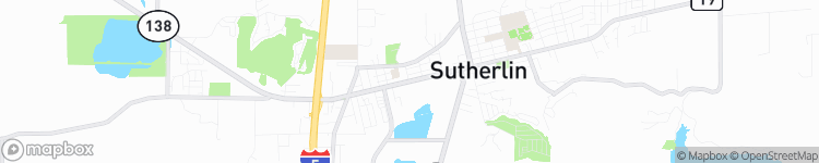 Sutherlin - map