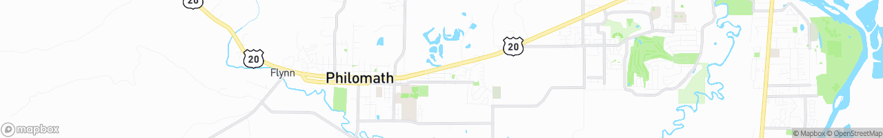 Weigh Station Philomath EB - map