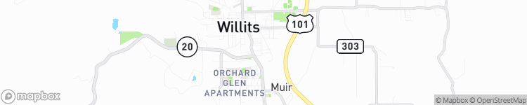 Willits - map
