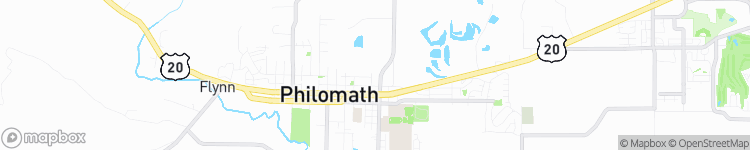 Philomath - map