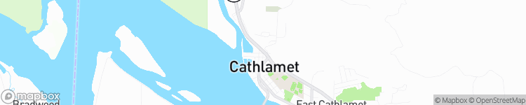 Cathlamet - map