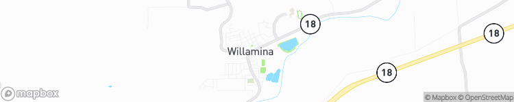 Willamina - map