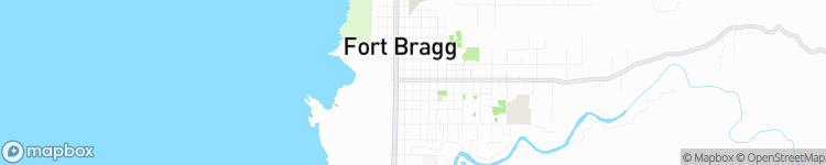 Fort Bragg - map
