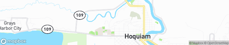 Hoquiam - map
