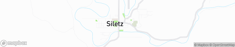Siletz - map