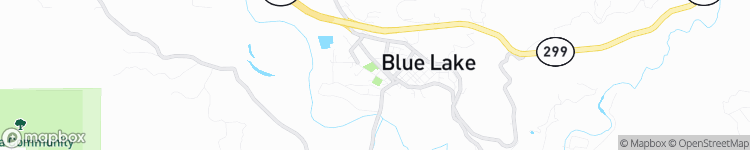 Blue Lake - map