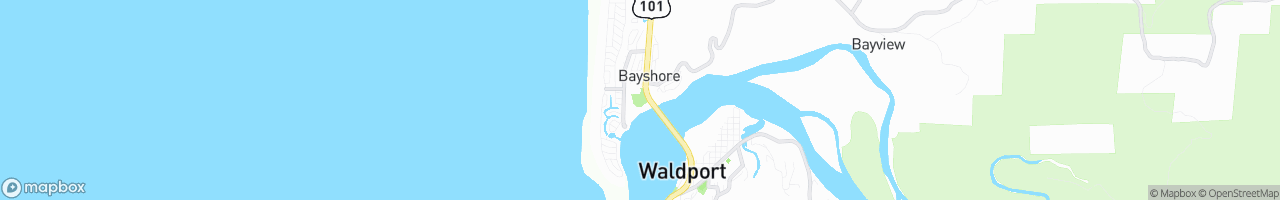Waldport / Newport KOA Journey - map