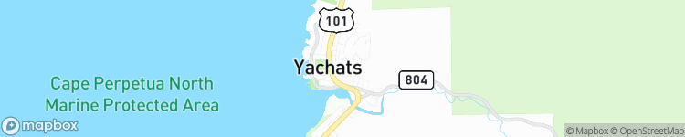 Yachats - map