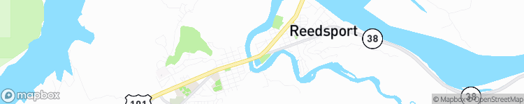 Reedsport - map