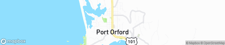 Port Orford - map