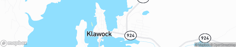 Klawock - map