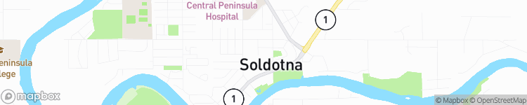 Soldotna - map