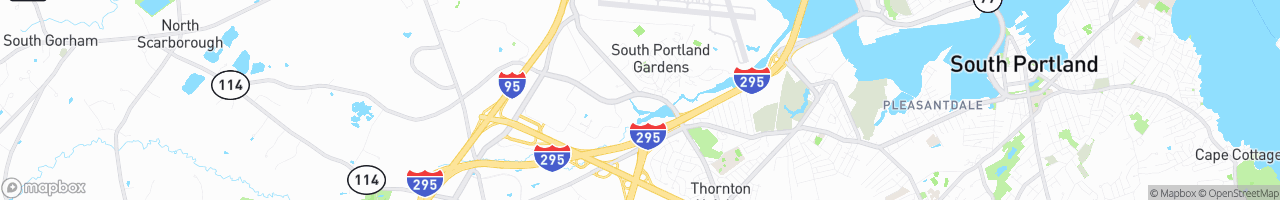 South Portland Mobil Mart - map