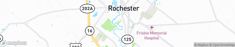 Rochester - map