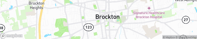 Brockton - map