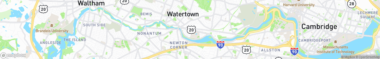 Super 8 by Wyndham Watertown/Cambridge/Boston Area - map