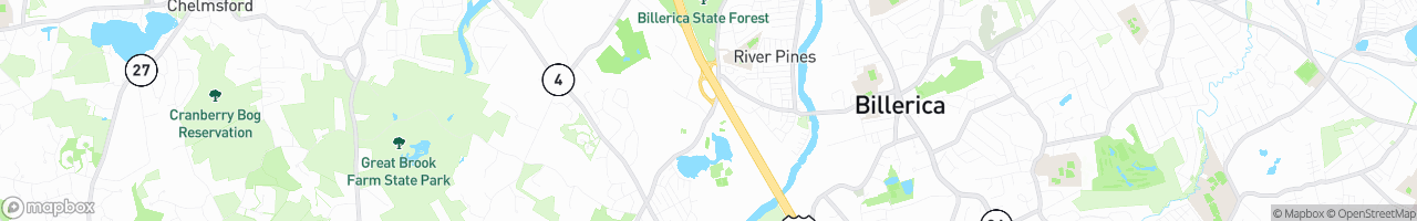 #2743 Billerica Alltown - map