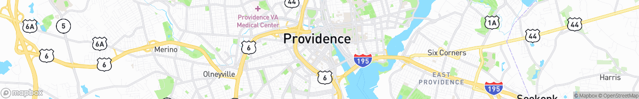 Providence Performing Arts Center - map