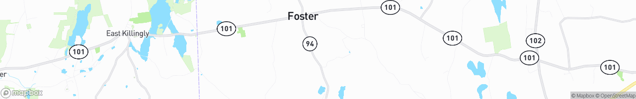 Foster Texaco - map