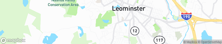 Leominster - map