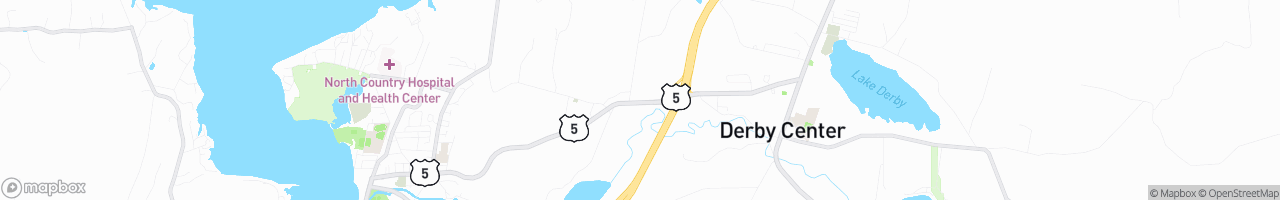 Derby Short Stop - map