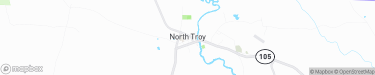 North Troy - map