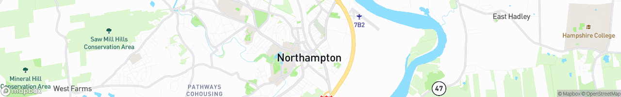 Hotel Northampton - map