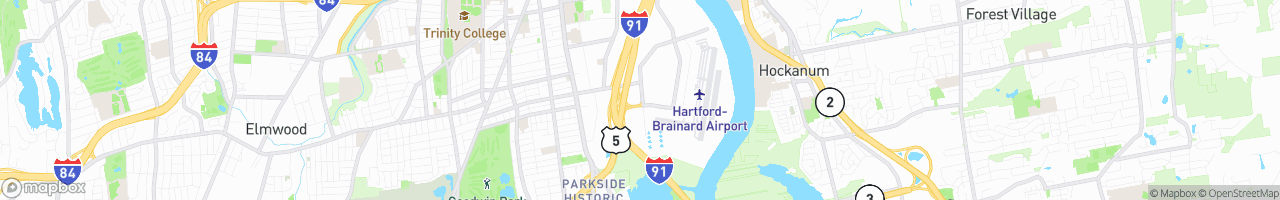 Brainard Road Texaco - map