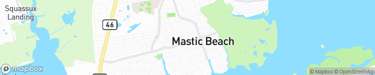 Mastic Beach - map