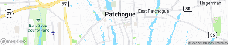 Patchogue - map