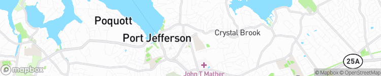 Port Jefferson - map