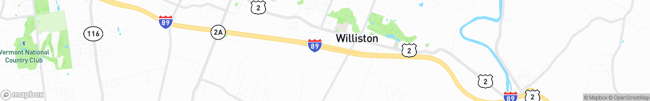 Weigh Station Williston SB - map
