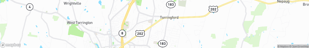 Torrington Ford - map