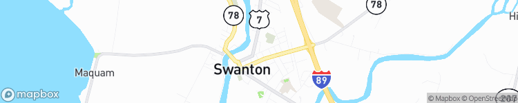 Swanton - map