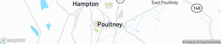 Poultney - map