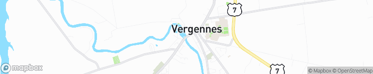 Vergennes - map