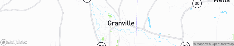 Granville - map