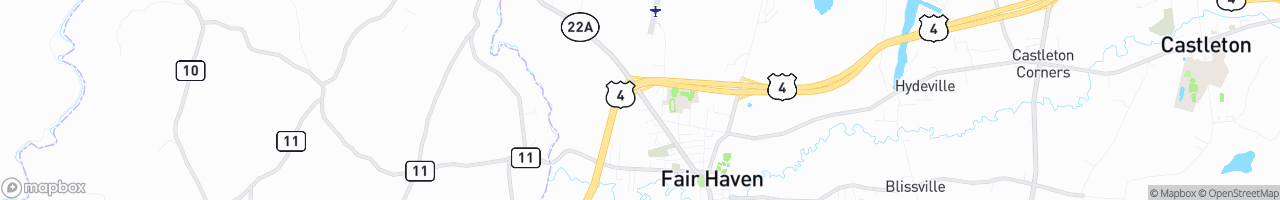 Mac's Fair Haven Truck Stop - map