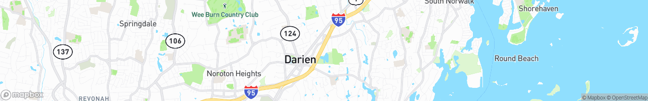 Darien Rest Stop - map