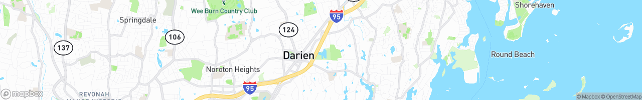 I-95 Darien NB Service Plaza - map